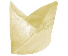 Winware 10Â x Roslin rose tovagliolo avorioÂ âÂ 559Â x 559Â mm (55,9Â x 55,9Â cm) (100% poliestere tessuto rose modello panni con eccellenti proprietÃ di ritenzione del colore e cura facile. Tovaglioli venduto in confezioni da 10)