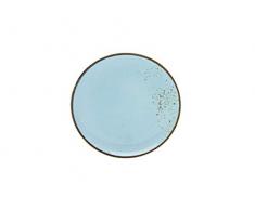 Creatable Nature Collection LIGHTBLUE 22067 - Set di 6 piatti da dessert, in gres, 21 cm