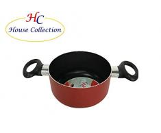 Pentola, alluminio, antiaderente, linea Rubino, Ã 14cm