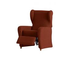 Eysa Italia Dorian Copripoltrona Bielastico Relax, Ciniglia, Arancione, 60 a 75 cm