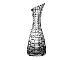 Crystaljulia 19710 - Caraffa per vino, in cristallo al piombo, 1000 ml