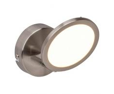 Brilliant g30510/13Â Pluto Spot appendiabiti, metallo/plastica, incasso, 5Â W, acciaio