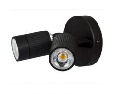 Luceco - Lampada da parete a LED per esterni, Nero , 10 W