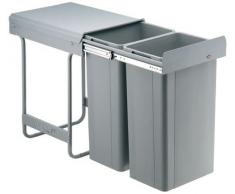 Wesco 40 DT-32 Big Bio - Cestino Doppio per la Spazzatura, a Incasso