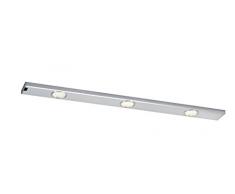 Aric 5127 Bart 3 Faretti LED 8,5W BL Medio, Alluminio, 8.5 W, Grigio