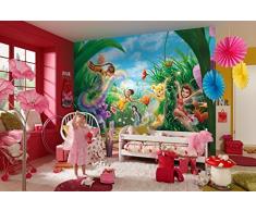 Komar-Poster murale Fate Disney Meadow Carta da Parati Multicolore, 8 Pezzi