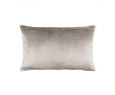 Filocolore fdc271Â Custodia di Cuscino, Velluto, Grigio, 30Â x 20Â x 2,25Â cm