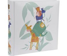 Henzo Slip in 200Â Safari Kid Foto Album, Cartone, Bianco, 22.3Â x 22.3Â x 5Â cm