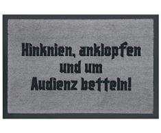 Rockbites Design 1012505610 Zerbino, Poliammide, Nero, 40 x 60 cm