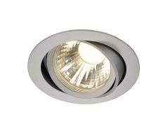 SLV, Luce da incasso LED, forma rotonda, A, 800 lumen, 2700 kelvin