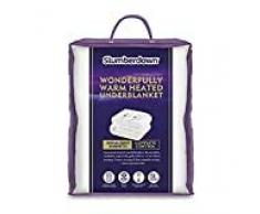SlumberdownÂ âÂ Piumino Caldo Coperta elettrica, Bianco, Singolo