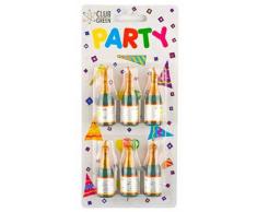 Club Green bottiglia di champagne candela, verde, 6Â pezzi