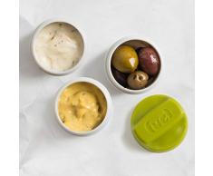 Trudeau Barattoli per condimento salvafreschezza, Multicolore, 14Â x 11.5Â x 5Â cm, 3Â Pezzi