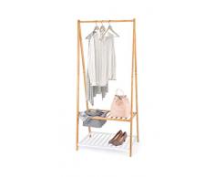 Domopak Living Stander Appendiabiti, bambù, 70x45x160 cm