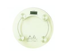 Kooper 2169819 Bilancia Pesapersone, 150 Kg, vetro, bianco