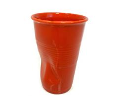 Revol - Bicchiere spiegazzato, 25 cl, Colore: Nero