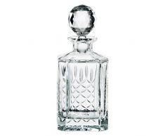 Dornberger Dorchester Square Decanter con Pannello (24%), Cristallo, 10Â x 10Â x 25Â cm