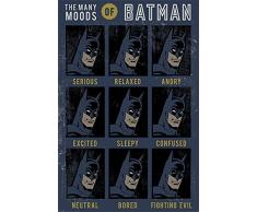 Dc Originals - The Many Moods of Batman - Comic Kino Film - Fantasy Action Poster Plakat Druck - GrÃ¶Ãe 61x91,5 cm