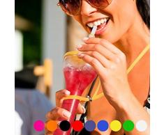 BigBuy Cooking Bicchiere con Cannuccia (650 ml) 144702.