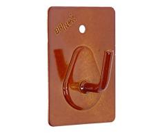 Brinox Mini Appendiabiti Adesivo 5.3x3.6x2.6 cm Porcellana