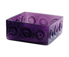 Pasabahce Home Vaso Vetro Chicago Lilla Cm11,5 17378 Arredo E Decorazioni Casa, 11.5 cm