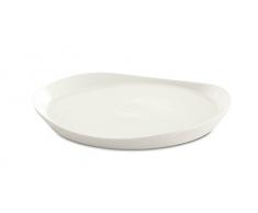 Berghoff Eclipse Piatto Piano Eclipse 4 X, Porcellana, Bianco, 4 Pezzi