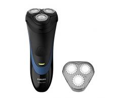 PHILIPS 1000 Series S1510/42 Rasoio Elettrico Rotazione Trimmer Nero
