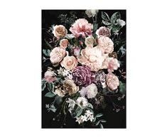 Komar - Quadro da Parete con Immagine di Bouquet di Charming Bouquet, per Soggiorno, Camera da Letto, Decorazione, Stampa Artistica Senza Cornice, Disponibile in 3 Misure, Multicolore, P415B-30x40