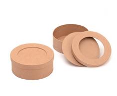 Glorex 6Â 2027Â 011Â Passepartout di scatole di Cartone, Cartone, Naturale, 13Â x 13Â x 5Â cm