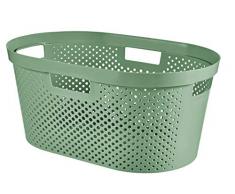 CURVER Cesto portabiancheria 40L Infinity Dots Riciclato