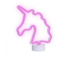 Dcasa Unicorno con Peana Decorazioni mobili Adesivi Decorativi per la casa, Multicolore (Multicolore), Unico