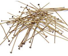 Beads Unlimited blocca, seghetto, 5 cm, Finitura: Antico Oro, 100 PCS