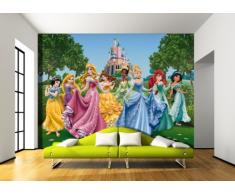 AG Design - Photo Wall Mural - Non Tessuto Bambini Disney - Disney Princesse - Foto Sfondo - Poster Gigante con Parete -360 x 270 cm - 4 Parti - FTDN 5067