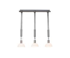 Brilliant, Lampada LED a sospensione a 3 luci, altezza regolabile, 4,5 W, classe di efficienza energetica A+, 340 lm, attacco E14, 3000 kelvin