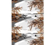 Vallila 140 x 250 cm, 17/83 Puro Cotone, Poliestere Virolahti Tenda a Pannello Orizzontale, Colore: Arancione