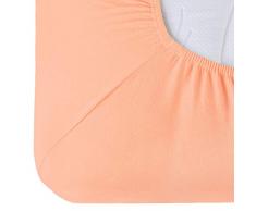 CelinaTex Relax Lenzuolo Elasticizzato Letto Contenitore Letto ad Acqua Cotone Elastan 90x200-100x220 cm Salmone