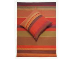 Fleuresse Tessuto Multicolore Letto, 5996 â 4 Squares, Batista, 200 x 200 cm, 100% Cotone, Mattoni