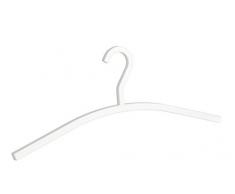 Wenko 64105100Â - Gruccia Cubido, in plastica, 46Â x 19,5Â x 1,5 cm, Plastica, bianco, 46.0x19.5x1.5 cm