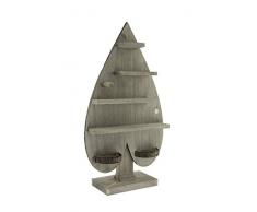 Bacheca foglia legno h.46 cm