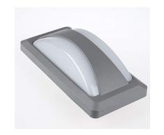 Lampada LED da Parete Moderno 12W, 500Lm Luce Soffusa 130Â° Rettangolare Esterno Ip65