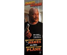 1art1 36856 - Poster cinematografico da Porta: Snakes On A Plane con Samuel L. Jackson, 158 x 53 cm