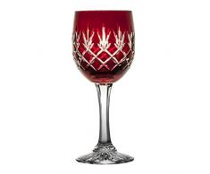 Crystaljulia 10585 Bicchieri da Vino, 170 milliliters, Cristallo al Piombo