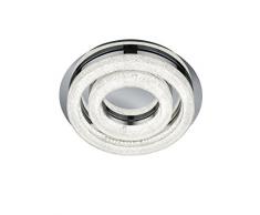 Reality Chalet Plafoniera, Tonda, LED Integrati, Diametro 34cm Integriert, 28 W, Cromo, 34 x 34 x 7,7 cm