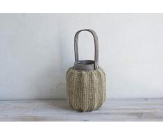 LUXE LODGE Portacandele, Beige, Unica