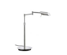 Briloner Leuchten, Lampada da tavolo LED, altezza regolabile, incl. varialuce a sfioramento