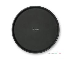MC RISTORAZIONE Vassoio Antiscivolo, Nero, 35 cm