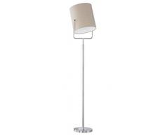 Honsel lampada da terra, metallo, Metallo, matt nickel/chrom, E27 46 wattsW 230 voltsV