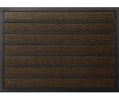 ID Opaco 609010 comprendente Tappeto Assorbente Zerbino in Fibra, in Polipropilene/PVC, Dimensioni: 80 x 60 x 1,1 cm