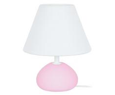Tosel 65307Â lampada comodino, 1Â Luce, Acciaio, 40Â W, Rosa, 16Â x 22Â cm