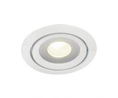 SLV, Faretto LED da incasso a soffitto, forma rotonda, A, 800 lumen, 2700 kelvin